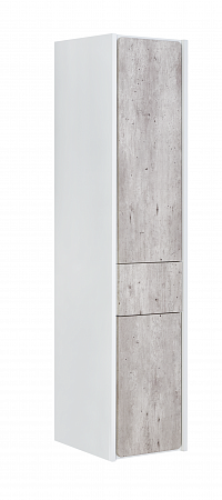 Фото: Комплект мебели 70 см Roca Ronda бетон/белый глянец + шкаф-пенал правый Roca в каталоге